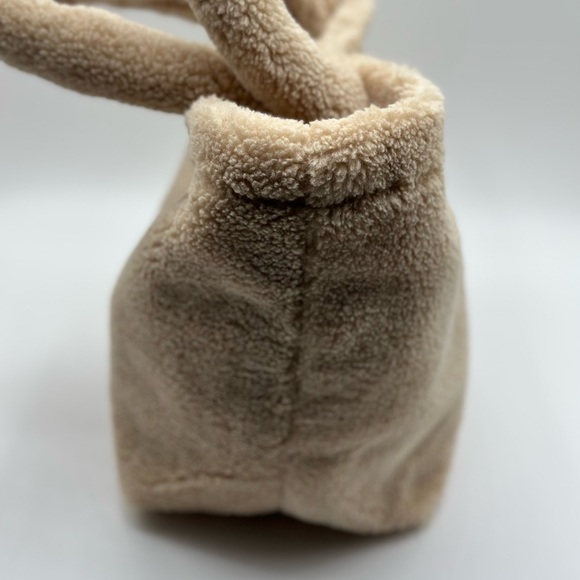 Prada Cream Sherpa Novelty Tote - Picture 5 of 9